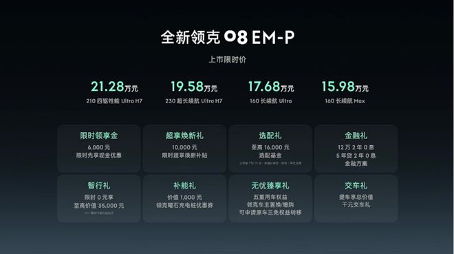 P的发布会是一场生活方式的官宣别卷配置了！领克08 EM-(图4)